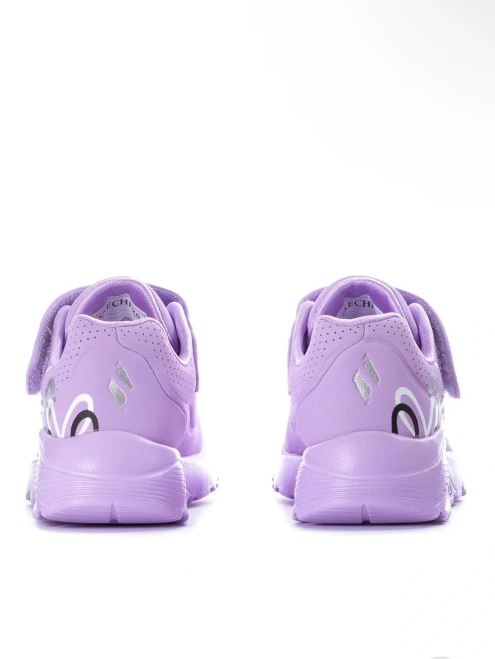 SKECHERS Uno Lite Kids purple sneakers. Size 9